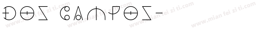 Dos Campos字体转换